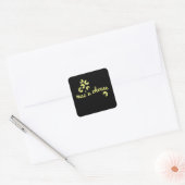 Macn Cheese - Fun Chef Humor Vierkante Sticker (Envelop)