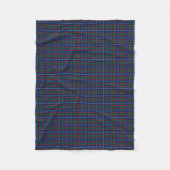 MacNab Clan Helder Blauw, Groen, en Rode Tartan Fleece Deken (Voorkant)