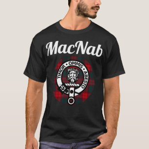 MacNab Clan Schotse naamplaat van wapenarsenaal ta T-shirt