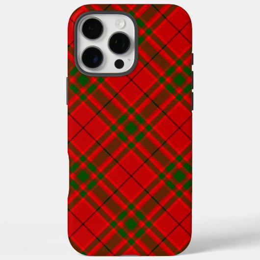 MacNab tartan rode groene vlecht Case-Mate iPhone Case (Achterkant)