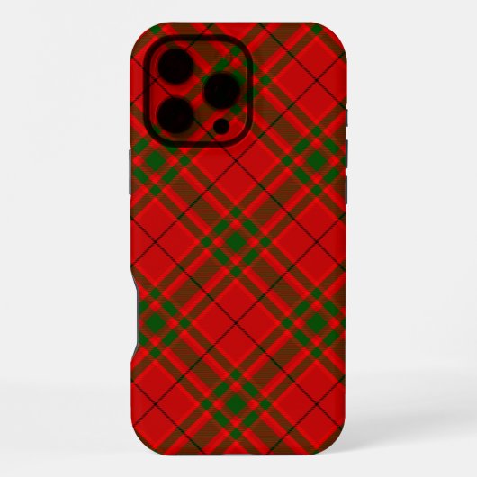 MacNab tartan rood groen ruit iPhone Hoesje (Achterkant)