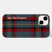 MacNamara Clan Tartan Pset Hoesje-Mate iPhone Case (Achterkant (horizontaal))