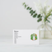 MacNamara Irish Shield Visitekaartje (Staand voorkant)