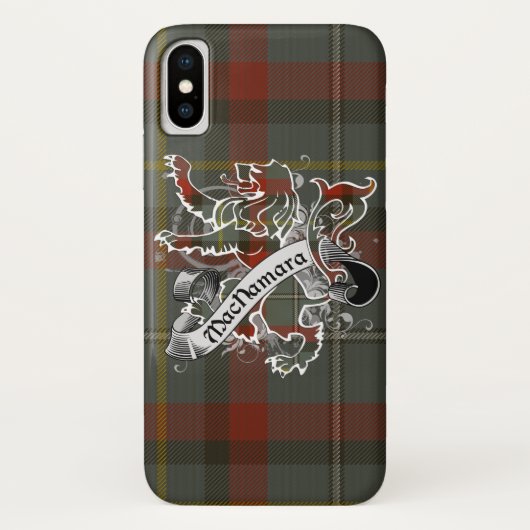 MacNamara Tartan Lion Case-Mate iPhone Case (Achterkant)