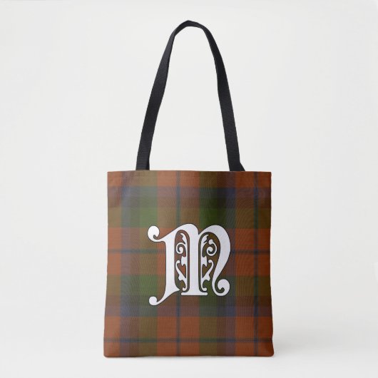 MacNaughton Clan Tartan Monogram Tote Bag (Voorkant)