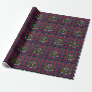MacNaughton Schotse Clan Tartan & Wapen Cadeaupapier