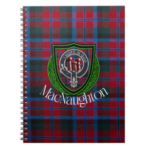 MacNaughton Schotse Clan Tartan & Wapen Notitieboek