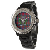 MacNaughton Scottish Clan Tartan & Crest Horloge (Gekanteld)