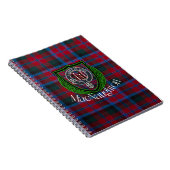 MacNaughton Scottish Clan Tartan & Crest Notitieboek (Rechterzijde)