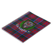MacNaughton Scottish Clan Tartan & Crest Notitieboek (Linkerzijde)