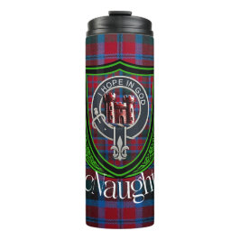 MacNaughton Scottish Clan Tartan & Crest Thermosbeker