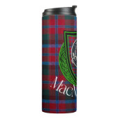 MacNaughton Scottish Clan Tartan & Crest Thermosbeker (Gedraaid links)
