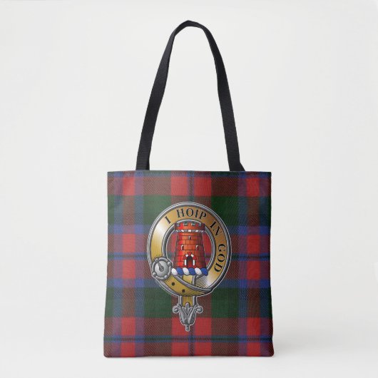 MacNaughton Tartan & Badge Tote Bag (Voorkant)