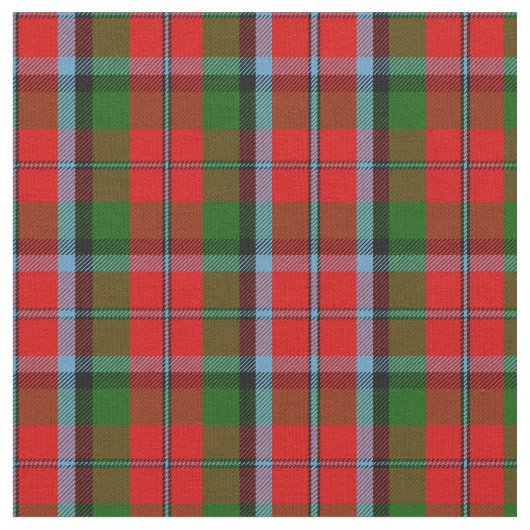 MacNaughton Tartan Print Stof (Close Up)