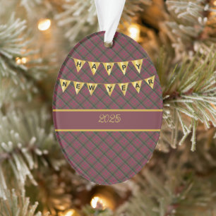 MacNaughton Weathered Original Scottish Tartan Ornament