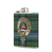 MacNeil-Barra Tartan & Badge Heupfles (Links)