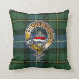 MacNeil-Barra Tartan & Badge Kussen