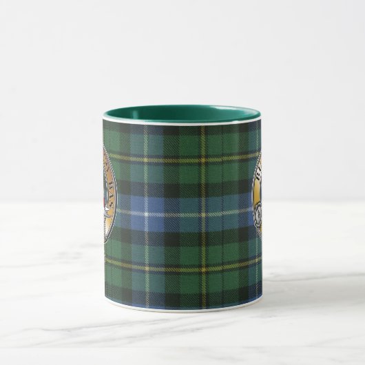 MacNeil-Barra Tartan & Badge Mok (Midden)