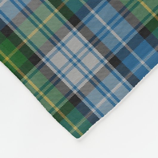 MacNeil Clan Tartan Pset Fleece Blanket (Hoek)