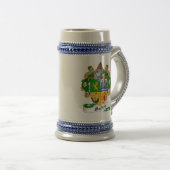 MacNeil Coat of Arms Stein / MacNeil Crest Stein Bierpul (Voorkant rechts)