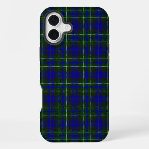 Macneil of Colonsay tartan blauwe groene ruit iPhone 16 Plus Hoesje