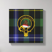Macneil Scottish Crest en Tartan Canvas print (Voorkant)