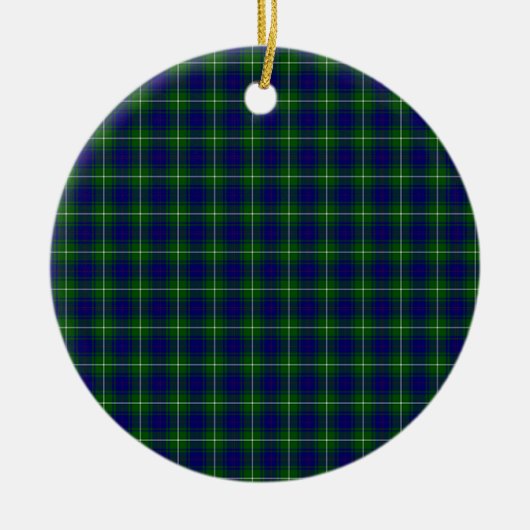MacNeil Tartan Keramisch Ornament (Voorkant)
