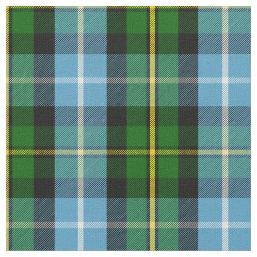 MacNeil Tartan Print Stof (Close Up)