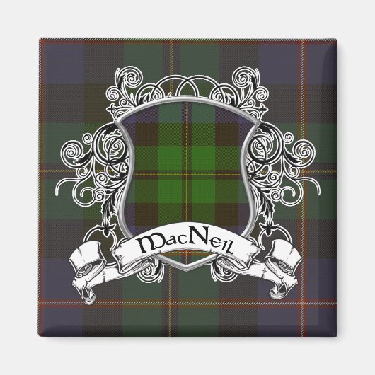 MacNeil Tartan Shield Magneet (Voorkant)