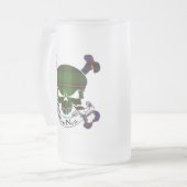 MacNeil Tartan Skull Matglas Bierpul (Voorkant links)
