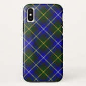 Macneil van Barra tartan blauw groen gelooid Case-Mate iPhone Case (Achterkant)