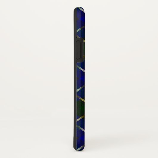 Macneil van Barra tartan blauw groen gelooid Case-Mate iPhone Case (Achterkant / rechts)