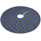 Macneil van Barra tartan blauw groen gelooid Fleece Kerstboom Rok (Gekanteld)