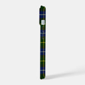Macneil van Barra tartan blauw groen gelooid iPhone 15 Case (Linkerkant)