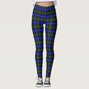 Macneil van Barra tartan blauw groen gelooid Leggings