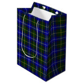 Macneil van Barra tartan blauw groen gelooid Medium Cadeauzakje (Voorkant Gekanteld)