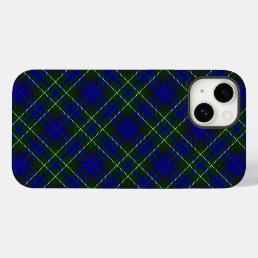 Macneil van Colonsay tartan blauw groen gelooid Case-Mate iPhone Case (Achterkant (horizontaal))