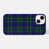 Macneil van Colonsay tartan blauw groen gelooid iPhone Hoesje (Achterkant horizontaal)