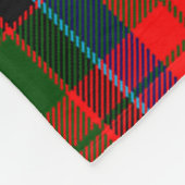 MacNicol Clan Badge Tartan Pset Fleece Deken (Hoek)