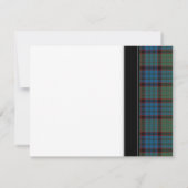 MacNicol Jacht Tartan Keltische antwoordkaart RSVP Kaartje (Achterkant)