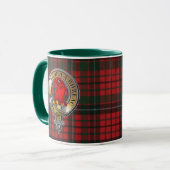 MacNicol Tartan & Badge Mok (Voorkant links)