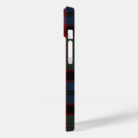 MacNicol Tartan spelden Hoesje-Mate iPhone Case (Achterkant / Links)