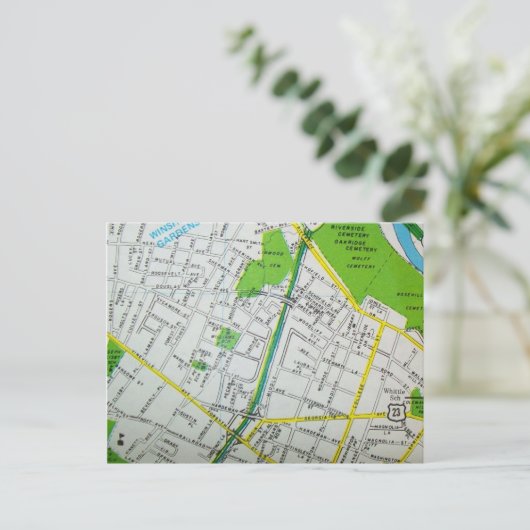 MACON, GA  Kaart Briefkaart (Staand voorkant)