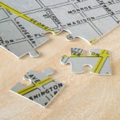 Macon, GA  kaart Legpuzzel (Zijkant)