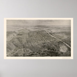 Macon, GA Panorama - 1912 Poster