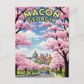 Macon Georgia Reizen Briefkaart (Voorkant)