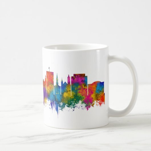 Macon Georgia Skyline Koffiemok (Rechts)