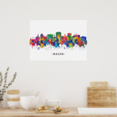 Macon Georgia Skyline Poster (Keuken)