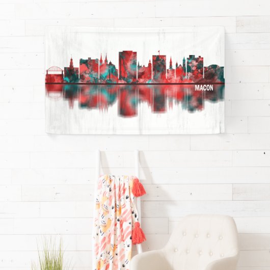 Macon Georgia Skyline Spandoek (Insitu)