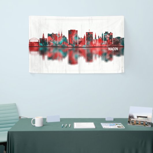 Macon Georgia Skyline Spandoek (Beurs)